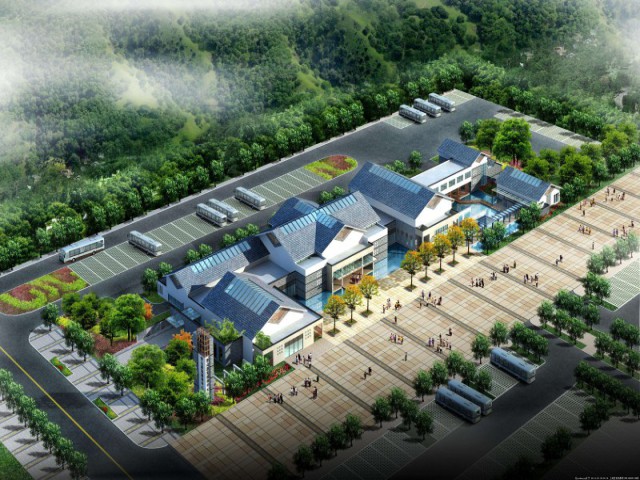 旅游生態(tài)景點工程案例效果圖